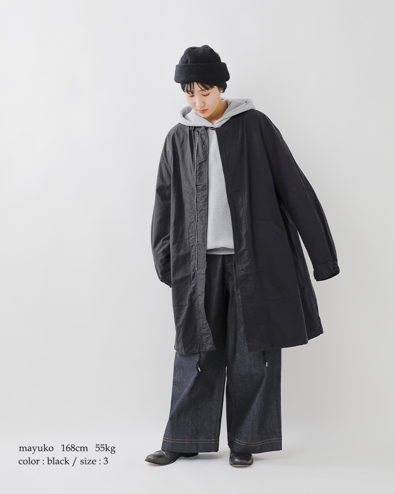 tissu(ティシュ)起毛ワッシャーブロードワークブルゾンts253bz070