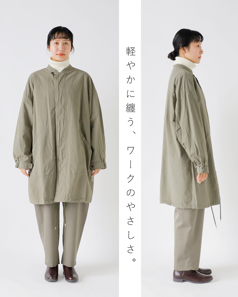 tissu(ティシュ)起毛ワッシャーブロードワークブルゾンts253bz070