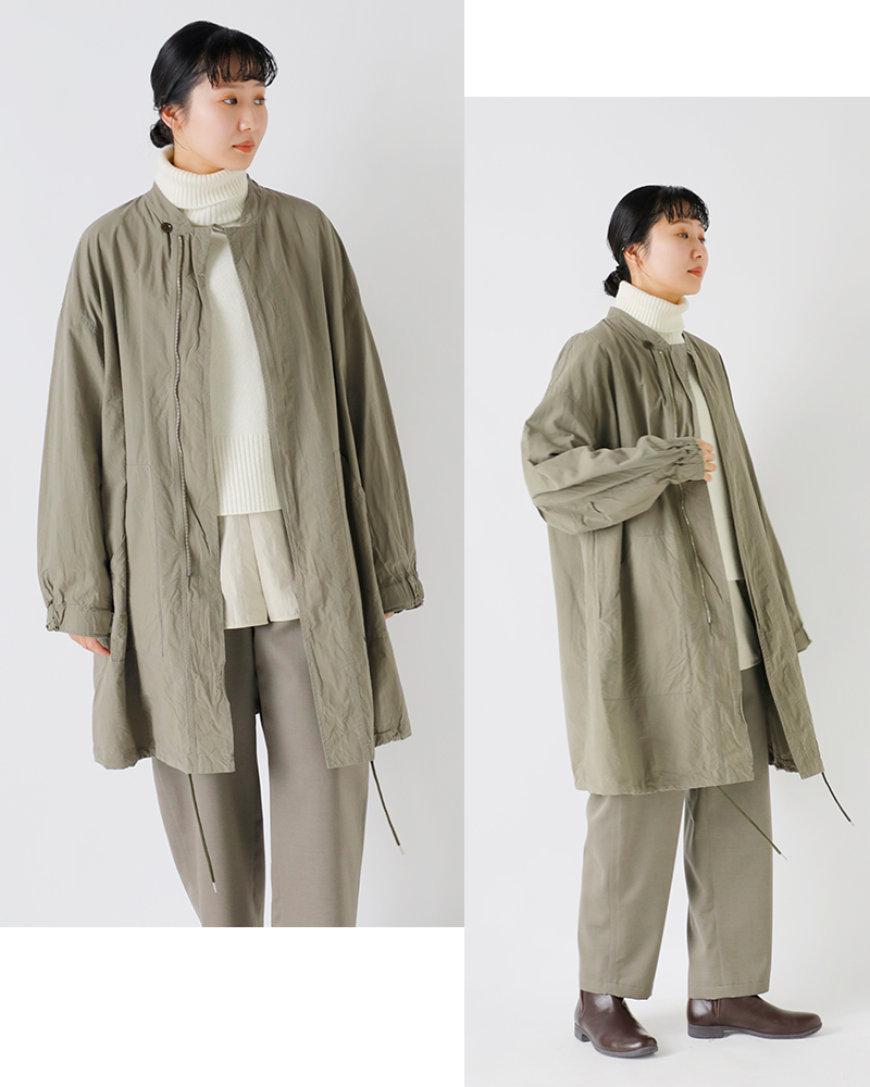 tissu(ティシュ)起毛ワッシャーブロードワークブルゾンts253bz070