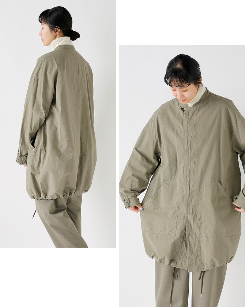 tissu(ティシュ)起毛ワッシャーブロードワークブルゾンts253bz070