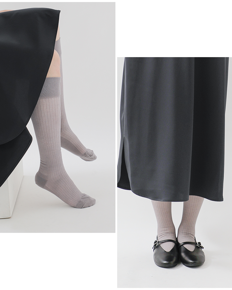 MAEE(マエエ)コットンシアー着圧ソックスcottonsheersocks