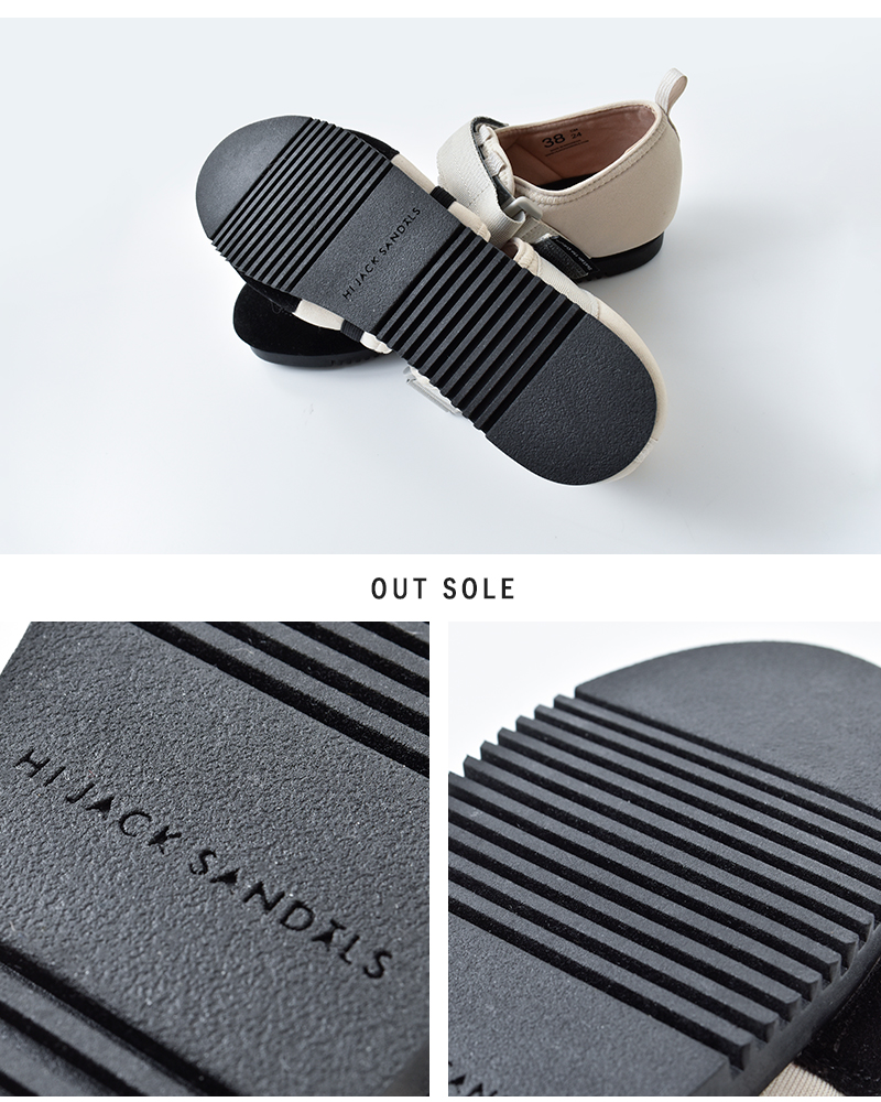 HIJACK SANDALS(ハイジャックサンダル)スエードベルクロバレエスニーカー“TWYLA”twyla