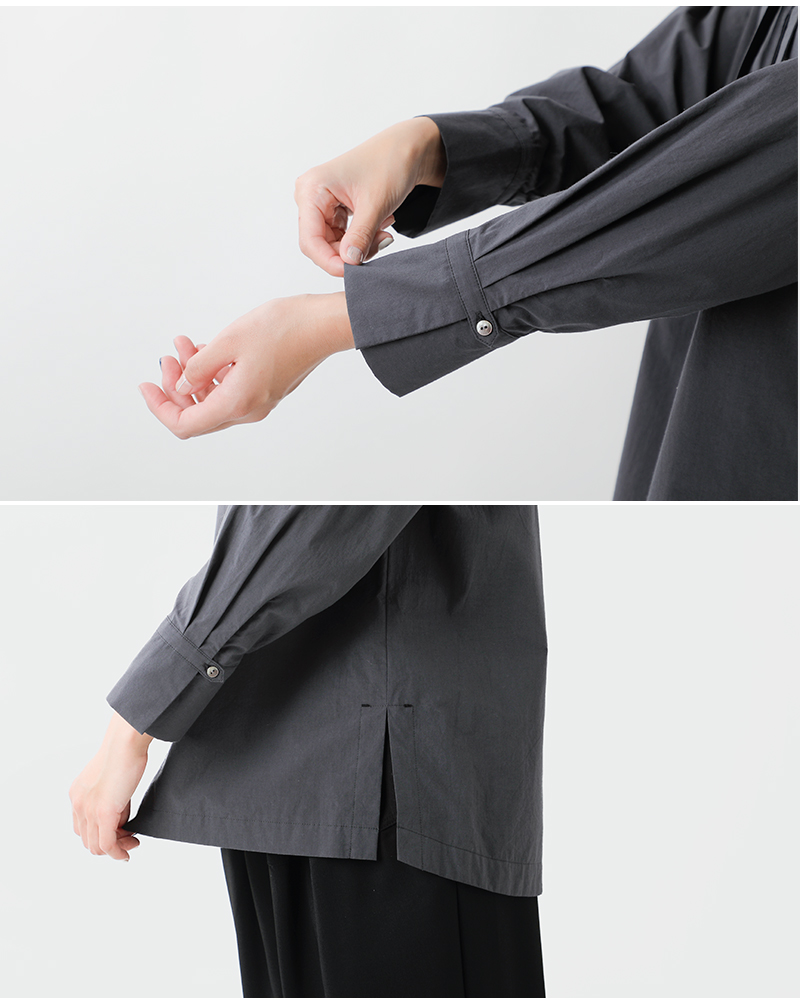 U PHORICA(ユーフォリカ)コットンフリルネックスキッパーブラウスu24-11273-53