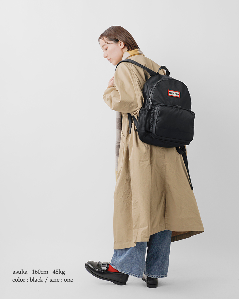 HUNTER(ハンター)撥水クラシックバックパック“NYLONCLASSICBACKPACK”14.4Lubb3630kbm