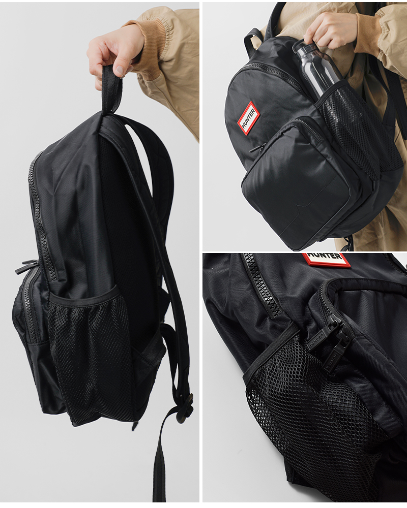 HUNTER(ハンター)撥水クラシックバックパック“NYLONCLASSICBACKPACK”14.4Lubb3630kbm