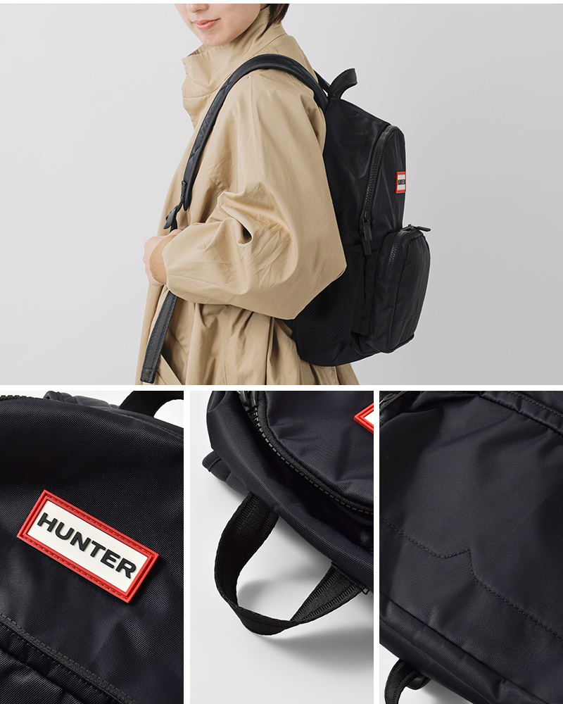 HUNTER(ハンター)撥水クラシックバックパック“NYLONCLASSICBACKPACK”14.4Lubb3630kbm