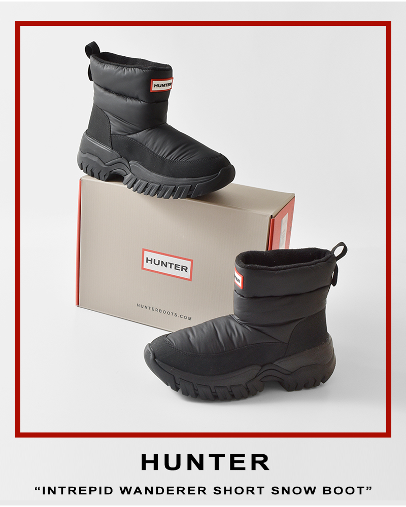 HUNTER(ハンター)イントレピッドワンダラーショートスノーブーツ“INTREPIDWANDERERSHORTSNOWBOOT”ufs7119wwu