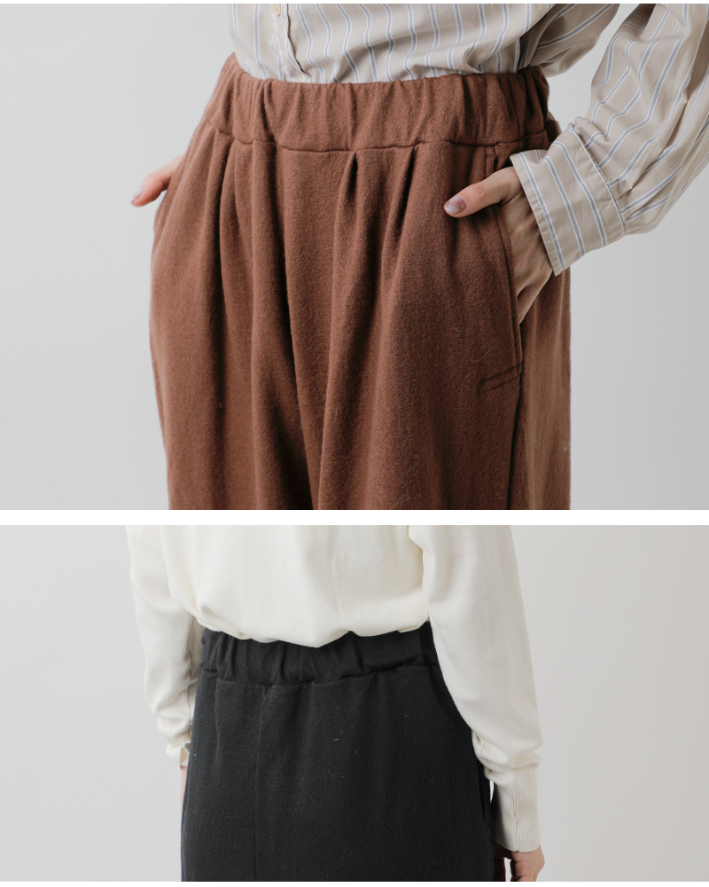 universal seven(ユニヴァーサルセブン)ウール圧縮イージーパンツus243ct022