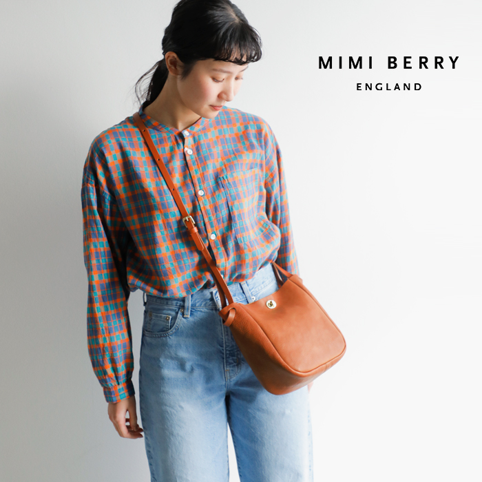 Mimi ミミ レザー ショルダー バッグ “Val” val-fn レディース