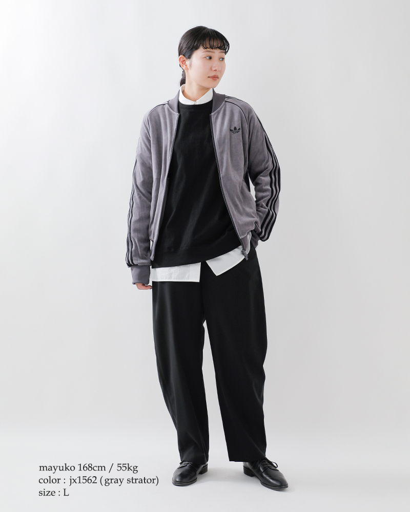 adidas Originals(アディダス オリジナルス)ベロアトラックトップジャケット“VELOURSSTTT”velour-sst-tt