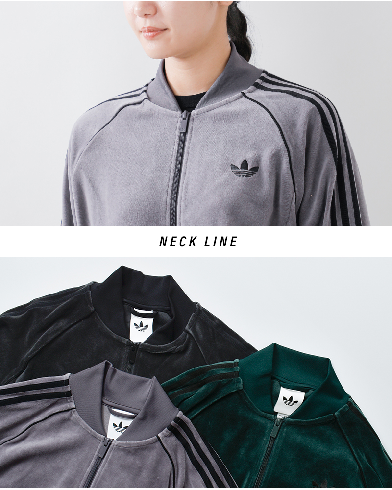 adidas Originals(アディダス オリジナルス)ベロアトラックトップジャケット“VELOURSSTTT”velour-sst-tt