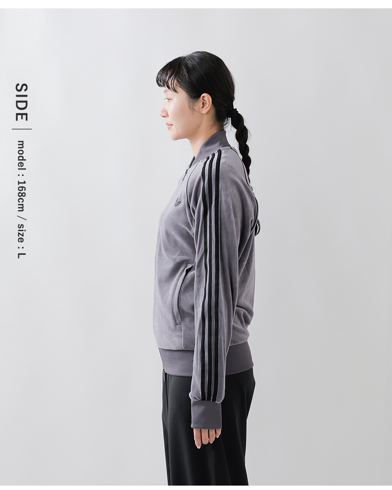 adidas Originals(アディダス オリジナルス)ベロアトラックトップジャケット“VELOURSSTTT”velour-sst-tt