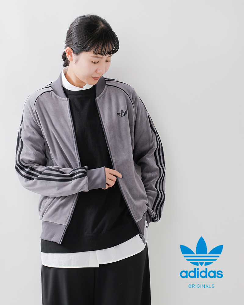 adidas Originals(アディダス オリジナルス)ベロアトラックトップジャケット“VELOURSSTTT”velour-sst-tt
