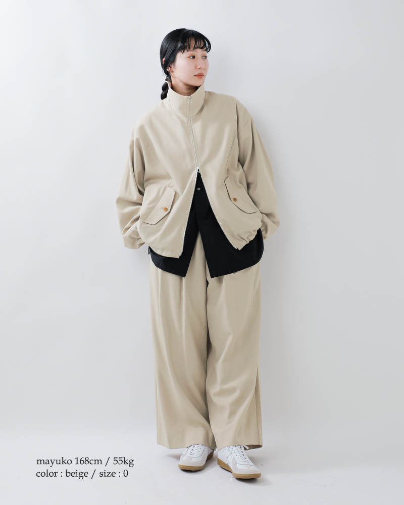 VOAAOV(ヴォアーブ)尾州オールドウールギャバジンブルゾンvobz-o92