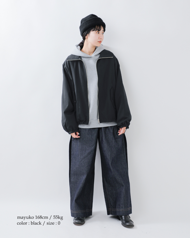 VOAAOV(ヴォアーブ)尾州オールドウールギャバジンブルゾンvobz-o92