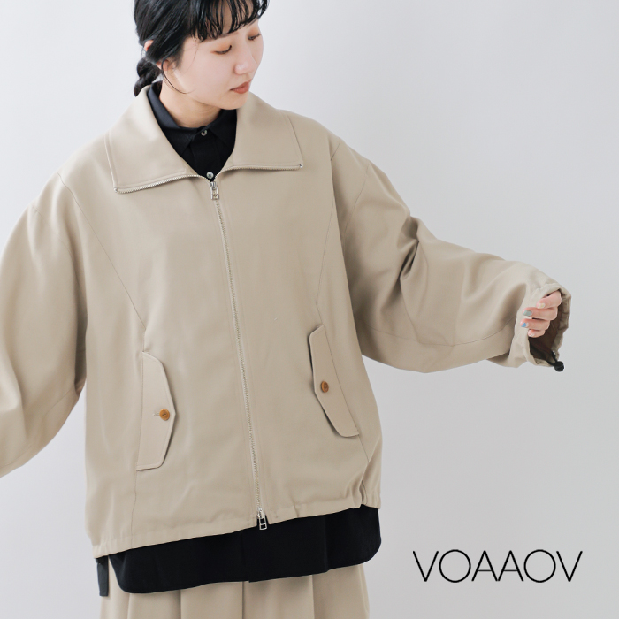 VOAAOV ヴォアーブ 尾州 オールドウール ギャバジン ブルゾン vobz-o92