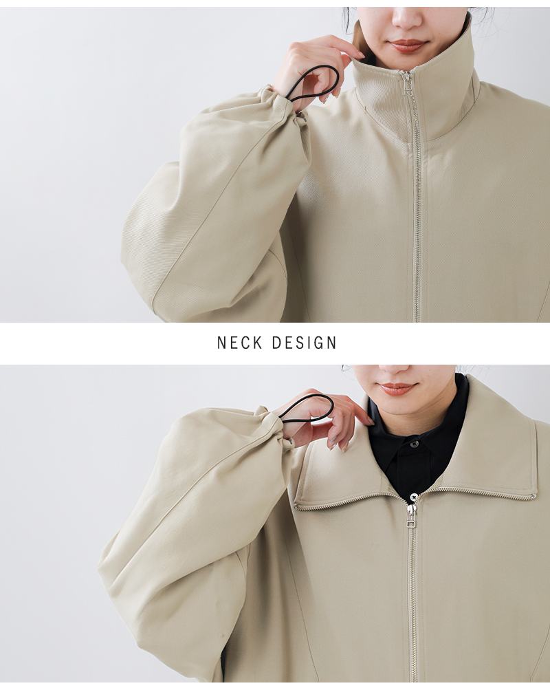 VOAAOV(ヴォアーブ)尾州オールドウールギャバジンブルゾンvobz-o92