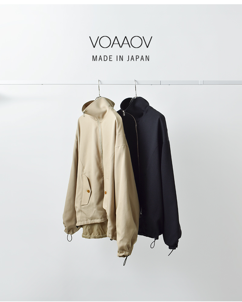 VOAAOV(ヴォアーブ)尾州オールドウールギャバジンブルゾンvobz-o92