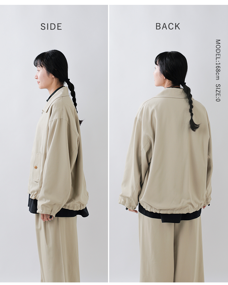 VOAAOV(ヴォアーブ)尾州オールドウールギャバジンブルゾンvobz-o92