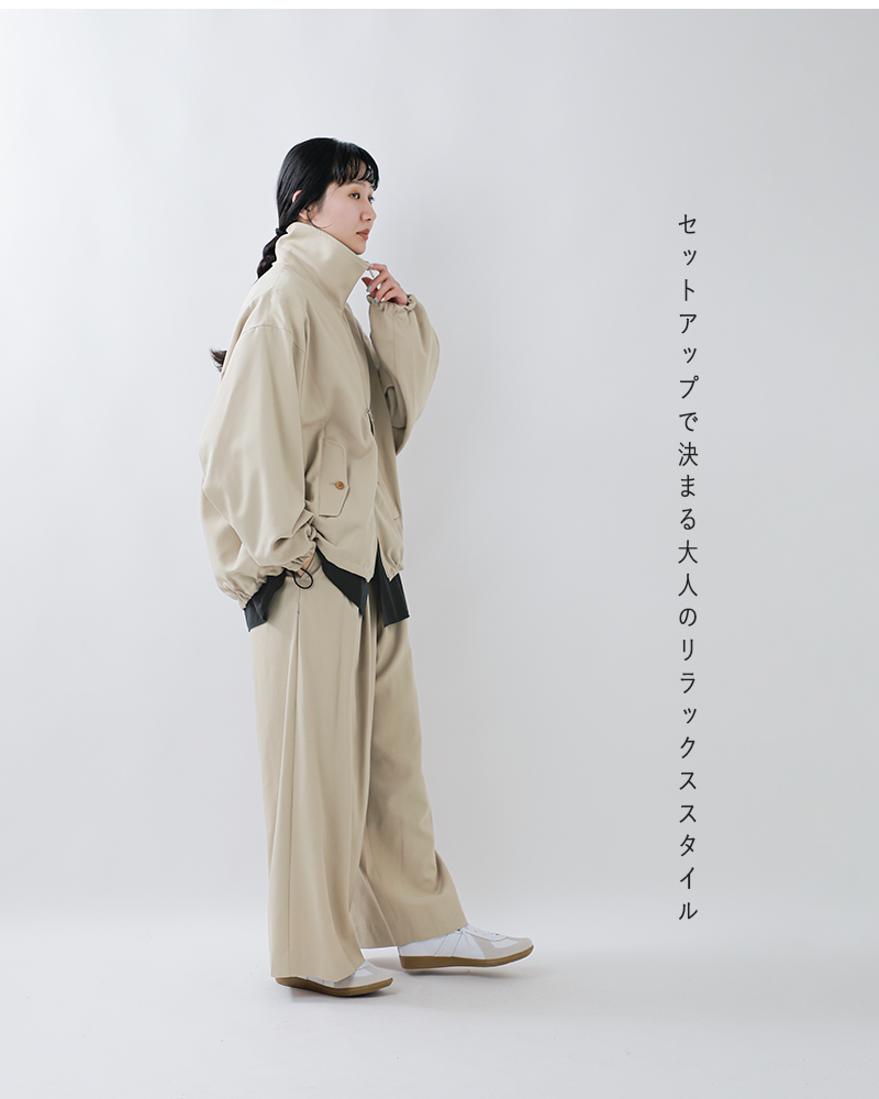 VOAAOV(ヴォアーブ)尾州オールドウールギャバジンブルゾンvobz-o92