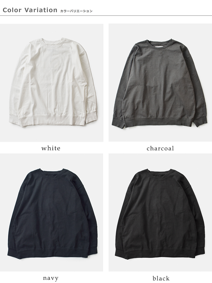 VOAAOV(ヴォアーブ)ヘビージャージーガーメントダイクルーネックプルオーバーvoct-o31