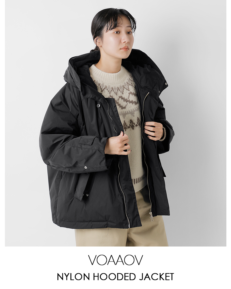 VOAAOV(ヴォアーブ)KAWADADOWNナイロンフードジャケットvodz-o131