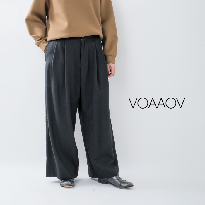 VOAAOV(ヴォアーブ)尾州オールドウールギャバジンパンツvopt-o93