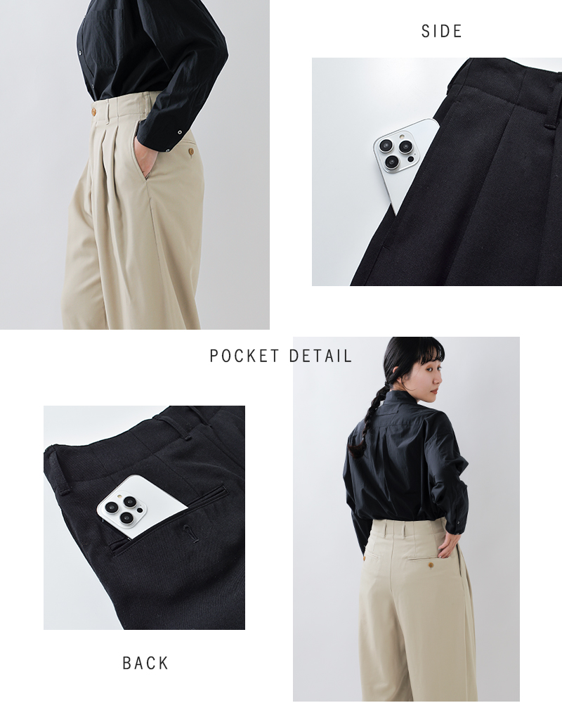 VOAAOV(ヴォアーブ)尾州オールドウールギャバジンパンツvopt-o93