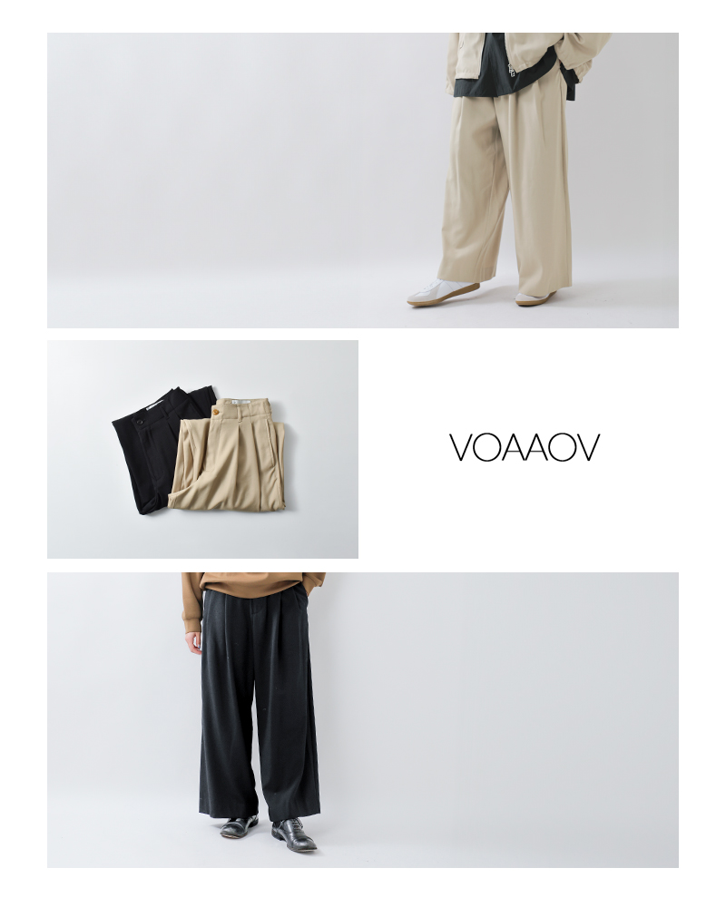 VOAAOV(ヴォアーブ)尾州オールドウールギャバジンパンツvopt-o93
