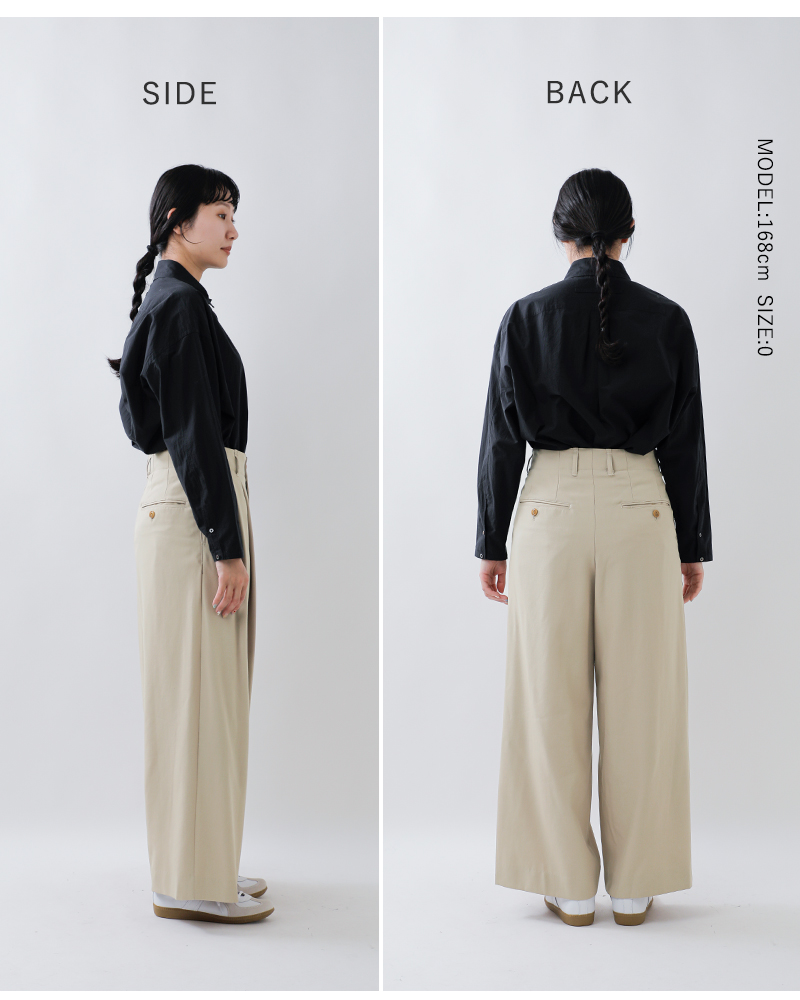 VOAAOV(ヴォアーブ)尾州オールドウールギャバジンパンツvopt-o93