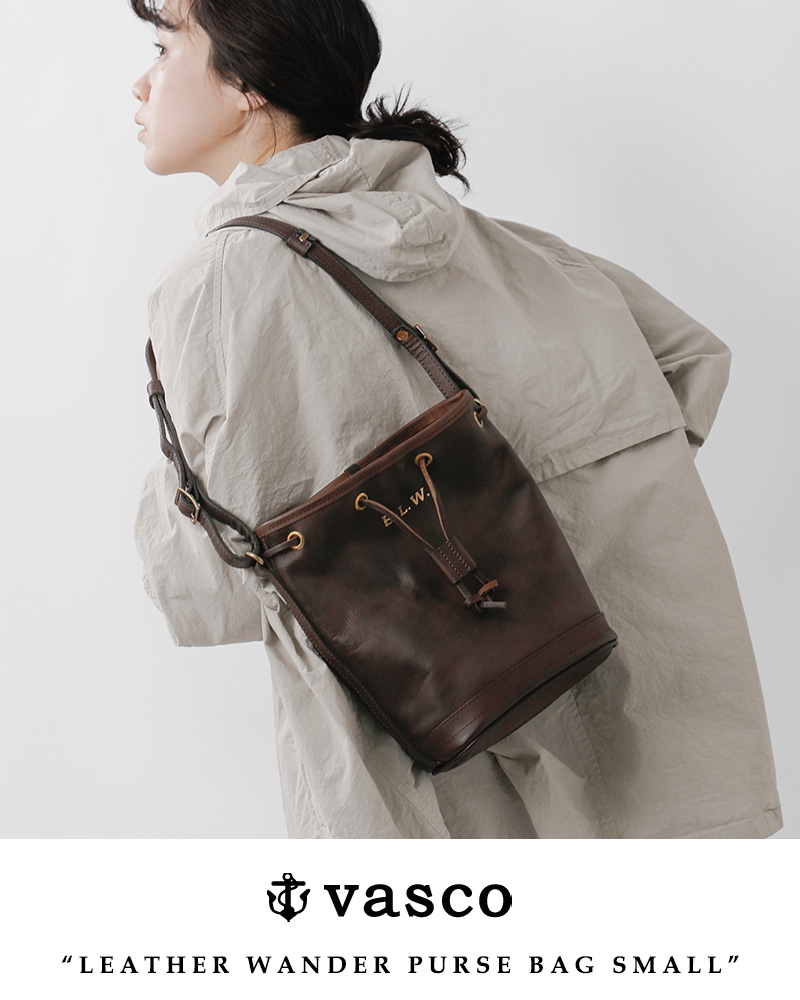 VASCO(ヴァスコ)OLDOILレザーワンダーパースバッグスモール“LEATHERWANDERPURSEBAGSMALL”vs-214l