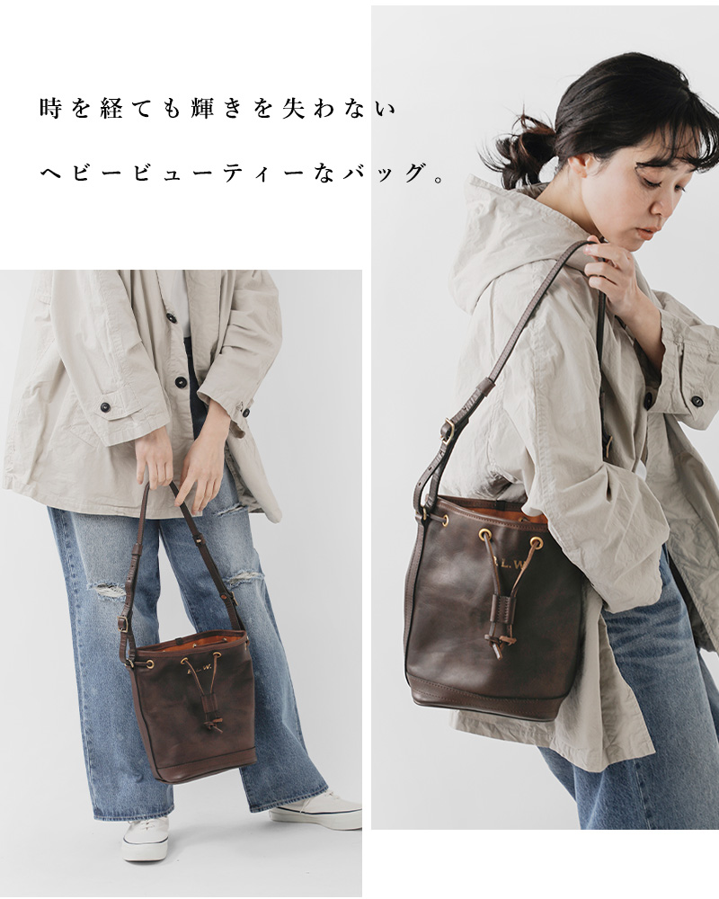 VASCO(ヴァスコ)OLDOILレザーワンダーパースバッグスモール“LEATHERWANDERPURSEBAGSMALL”vs-214l
