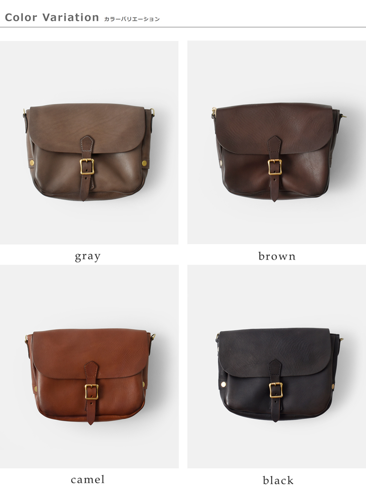VASCO(ヴァスコ)OLDOILレザーポストマンプレーンショルダーバッグスモール“LEATHERPOSTMANSHOULDERBAGSMALL”vs-249l
