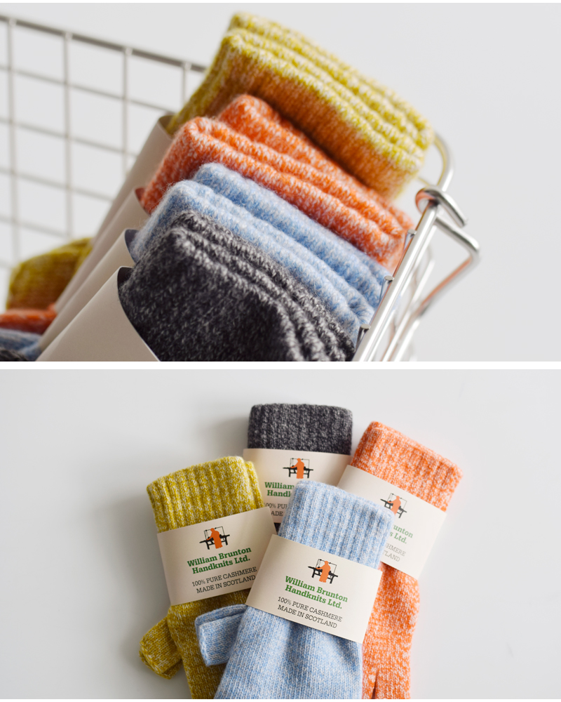 WILLIAM BRUNTON(ウィリアムブラントン)カシミヤフィンガーレスグローブwb-13