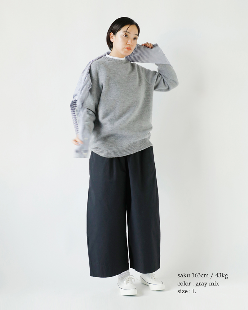 soglia(ソリア)ウールシームレスセーター“WEANERSSeamlessSweater”weaners-seamlesssweater