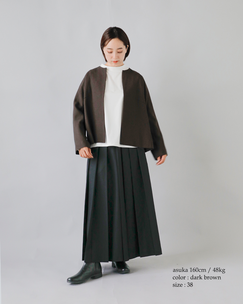 whytoCo[ebh v[c m[J[ WPbg gNO COLLER JACKETh wht23hjk4021