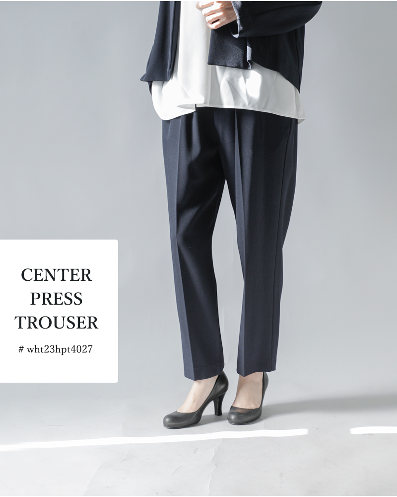 whyto(zCg)Z^[vXC[W[e[p[hgEU[pcgCENTTERPRESSTROUSERhwht23hpt4027