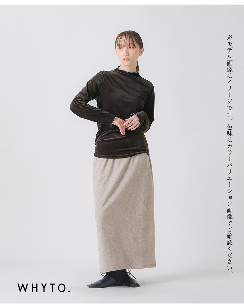 whyto(zCg)VA[xAuEXgsheervelourblousehwht25fcs4006