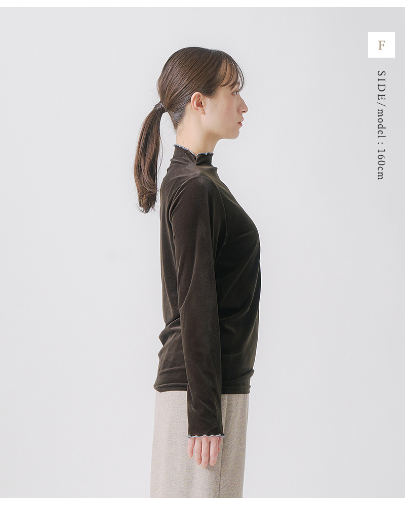 whyto(zCg)VA[xAuEXgsheervelourblousehwht25fcs4006