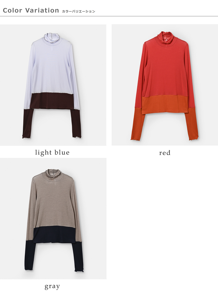 whyto(zCg)JV~VNJ[ubN^[gjbgvI[o[gcashmeresilkcolorblockturtlehwht25fcs4007