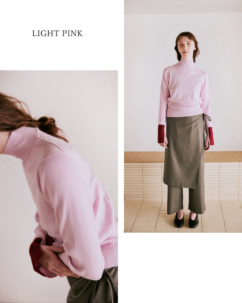 whyto(zCg)RbgVNJ[ubNjbggcolorblockknithwht25fkn4039