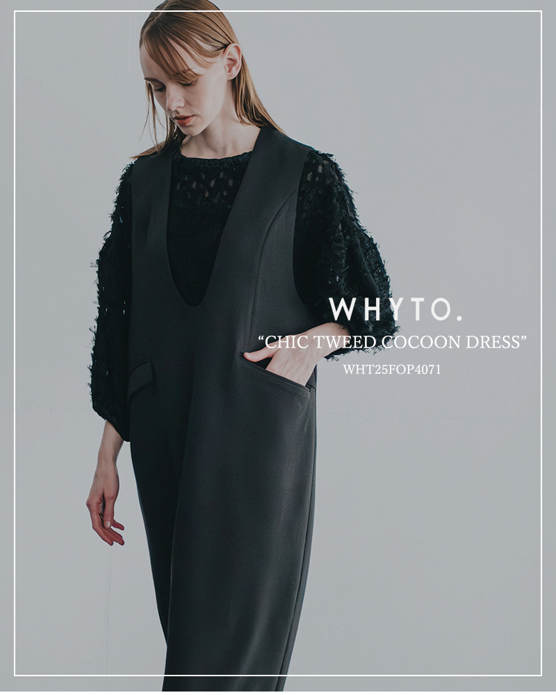 whyto(zCg)VbNcC[hRN[s[Xgchictweedcocoondresshwht25fop4071