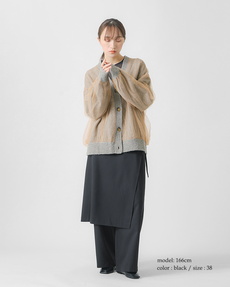 whyto(zCg)C[hGvpcglayeredapronpantshwht25fpt4060