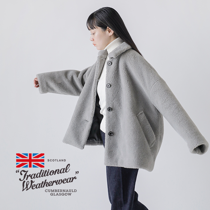 Traditional Weatherwear(トラディショナルウェザーウェア)マールトンミドルエコファーコート“MALTONMIDDLEECOFUR”l252wjfco0494ug