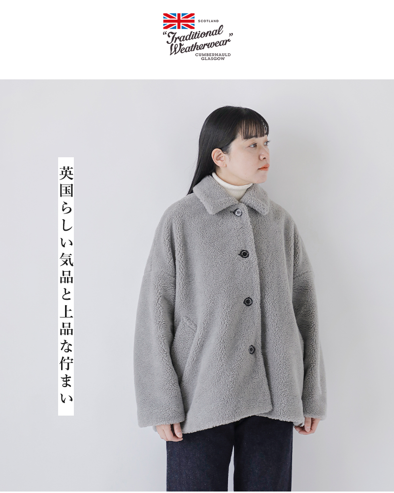 Traditional Weatherwear(トラディショナルウェザーウェア)マールトンミドルエコファーコート“MALTONMIDDLEECOFUR”l252wjfco0494ug