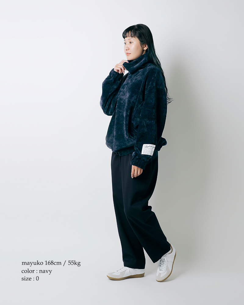 my beautiful landlet(マイ ビューティフル ランドレット)ウールシェニールニットハイネックプルオーバーwm06-tp252062