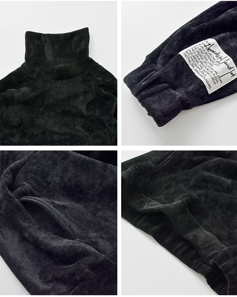 my beautiful landlet(マイ ビューティフル ランドレット)ウールシェニールニットハイネックプルオーバーwm06-tp252062