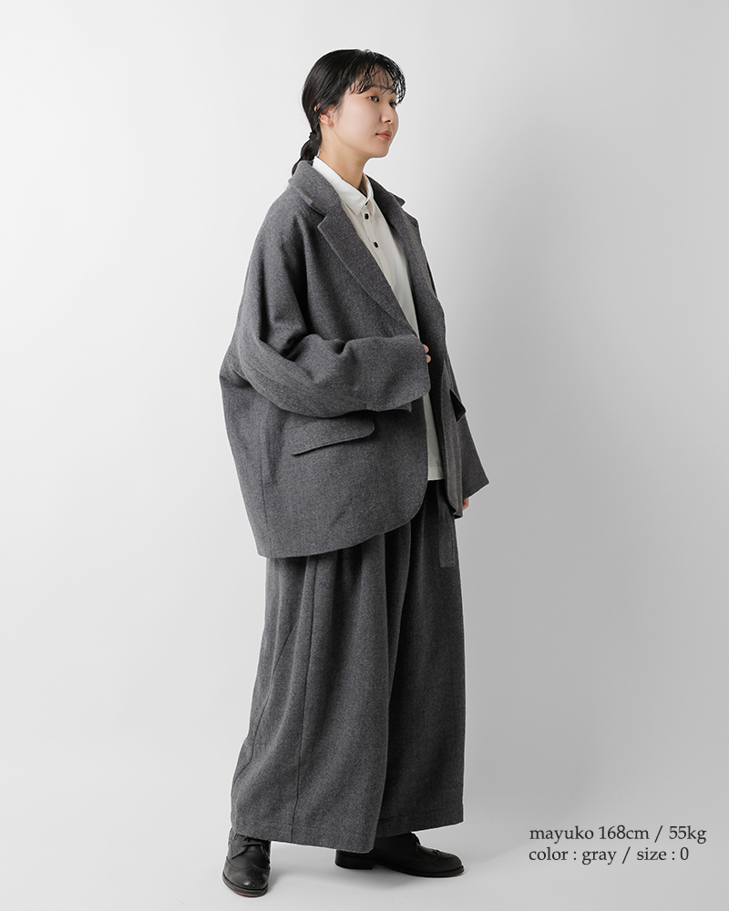 my beautiful landlet(マイ ビューティフル ランドレット)尾州ウールテーラードジャケットwm10-jk252101