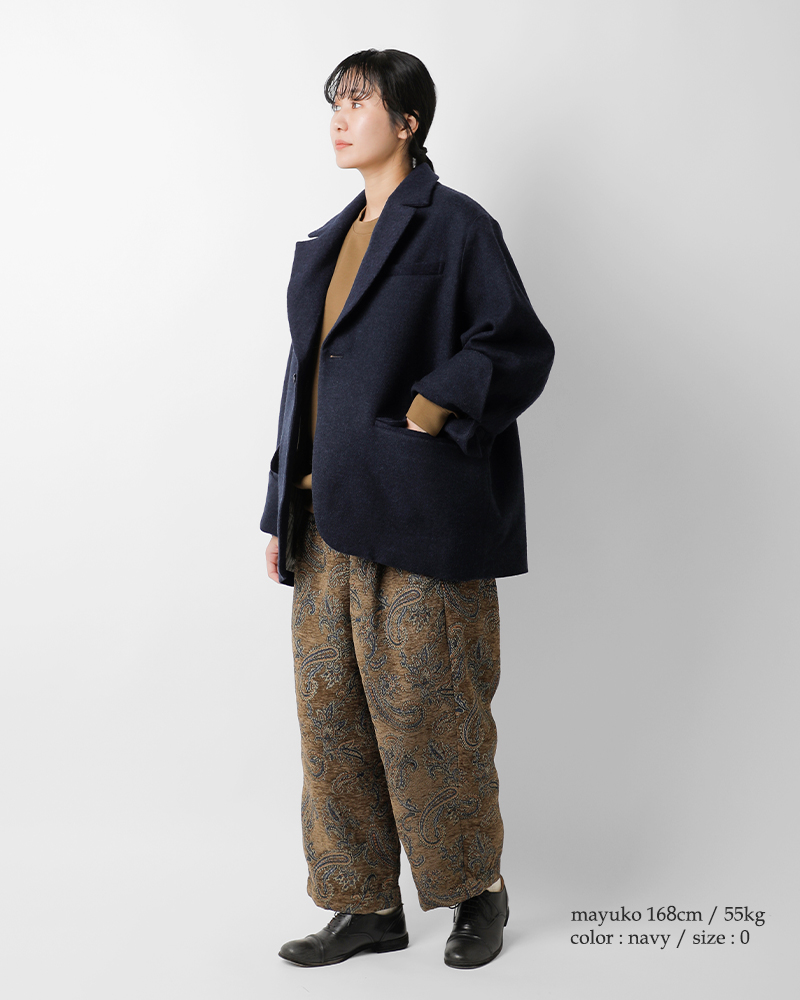 my beautiful landlet(マイ ビューティフル ランドレット)尾州ウールテーラードジャケットwm10-jk252101