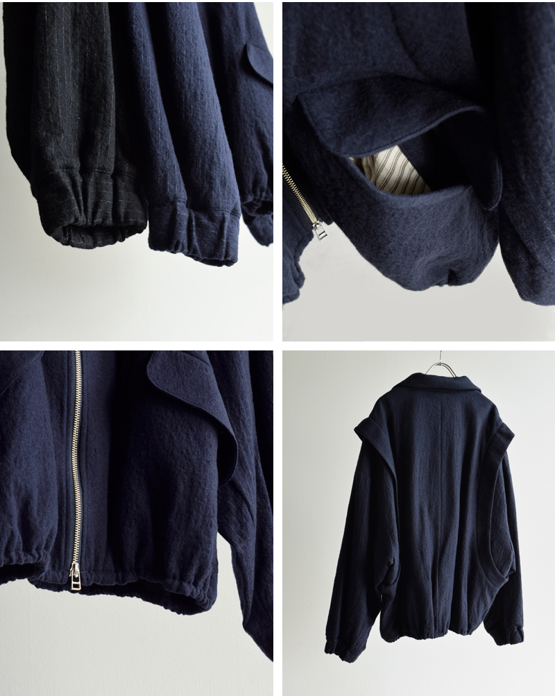 マイビューティフルランドレット バイカラー ジャケット コート アウター お洒落 楽天市場】my beautiful landlet マイ ビューティフル ランド